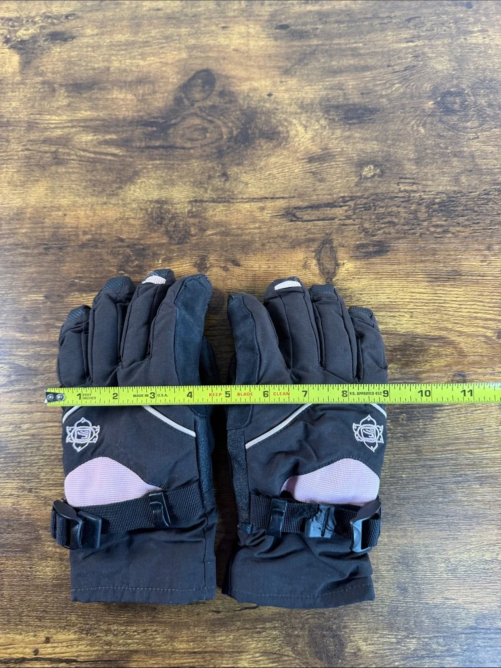 Scott Black and Pink Insulated Winter Gloves